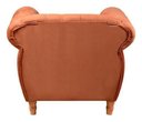 Ver imagem 3 de Sofá Nobreza Poltrona Chesterfield Vintage Retrô Clássico Veludo Terracota