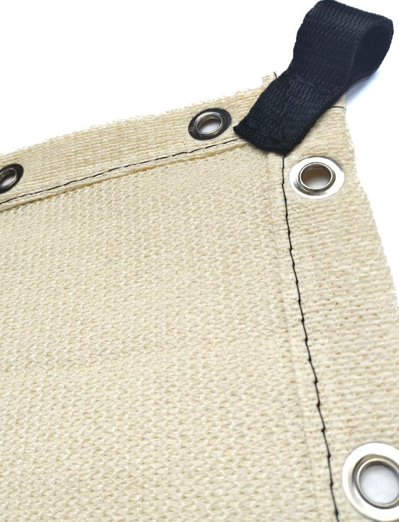 Tela Decorativa Sombrite 90% Bege 4x5 Bainha E Ilhós - 2
