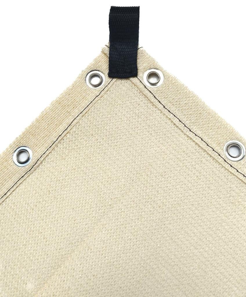 Tela Decorativa Sombrite 90% Bege 4x5 Bainha E Ilhós - 1