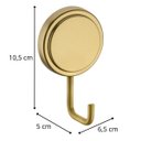 Ver imagem 6 de Gancho de Parede Cabideiro Para Roupas e Toalhas Fixação Adesiva - Wp Connect Gancho Cabideiro Fixaç