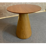 Mesa Cone Lateral Laminada em Madeira Natural Freijó Tampo 41 cm - 2