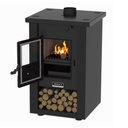 Ver imagem 5 de Calefator com Depósito para Lenha Dupla Combustão Pyron Preto Fosco - Venax