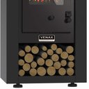 Ver imagem 4 de Calefator com Depósito para Lenha Dupla Combustão Pyron Preto Fosco - Venax