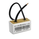 Ver imagem 1 de Capacitor 2 Fios Metalizado 3 Uf X 250/300/400v Quadrado Trio