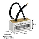 Ver imagem 2 de Capacitor 2 Fios Metalizado 3 Uf X 250/300/400v Quadrado Trio