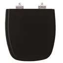 Ver imagem 1 de Assento Sanitario Poliester com Amortecedor Versato Preto para Vaso Celite