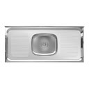 Ver imagem 1 de Pia de Cozinha Inox com Válvula 120x52,5cm Multimóveis Cr25351 Inox