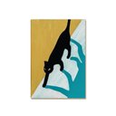 Ver imagem 6 de Kit 02 Placas Mdf Arte Moderna com Gatos e Café Tamanho A4