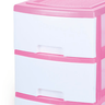 Gaveteiro Organizador Multiuso Médio com 3 Gavetas Rosa - 3