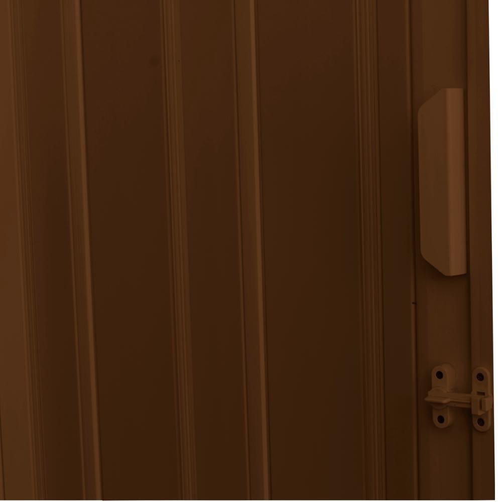 Porta Sanfonada de PVC 115x210cm AZN - Marrom - 5