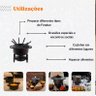 Fondue Ferro Preto 1,6 Litros com 6 Espeto Santana Premium - 3
