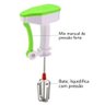 Batedor Manual Mix Ovos Suco Milk Shakes Clara em Neve - 3