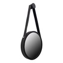 Ver imagem 1 de Espelho Redondo Adnet Alça 60cm + Suporte - Premium Luxo - Preto
