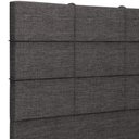 Ver imagem 6 de Cabeceira Cama Box Casal King 195 Cm Roma W01 Linho Cinza Escuro - Lyam