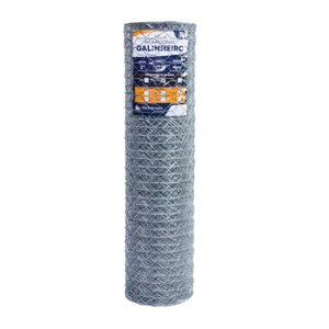 TELA HEXAGONAL GALINHEIRO TAG MALHA 2" FIO BWG 18 (1,24mm) RL 25X0,8m