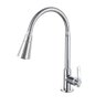 Torneira Cozinha Pia Gourmet Mesa Flexível Metal Inox - 1