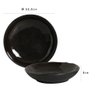 Conjunto C/ 6 Pratos Fundo Bio Stoneware Black Sand Ø 22,5cm - 4