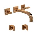 Ver imagem 1 de Kit Misturador Parede e 02 Acabamentos Soul Red Gold Deca
