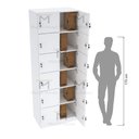 Ver imagem 5 de ARMÁRIO ESCANINHO 12 PORTAS CHAVE LOCKER M430.B ORGANIZADOR MUNDI MOVEIS