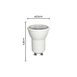Lâmpada Led Mr11 Mini Dicroica 3,5w Gu10 Nordecor 3000k Luz Branca Quente - 2