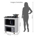 Ver imagem 3 de Balcão para Cooktop Turim Kaiki Móveis Armario Espaço Forno Microondas Recorte 5 Bocas