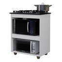 Ver imagem 1 de Balcão para Cooktop Turim Kaiki Móveis Armario Espaço Forno Microondas Recorte 5 Bocas