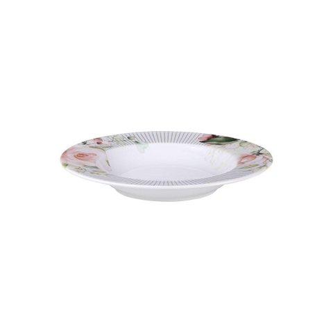 Prato Fundo Tramontina Ornatta em Porcelana Decorada 23 Cm