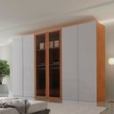 Ver imagem 1 de Guarda Roupa Casal Coliseu Gold MDF 6 Portas e 6 Gavetas Moderna Mobília