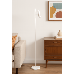 Luminária de Piso Abajur Chão Sofhie Branco - 1