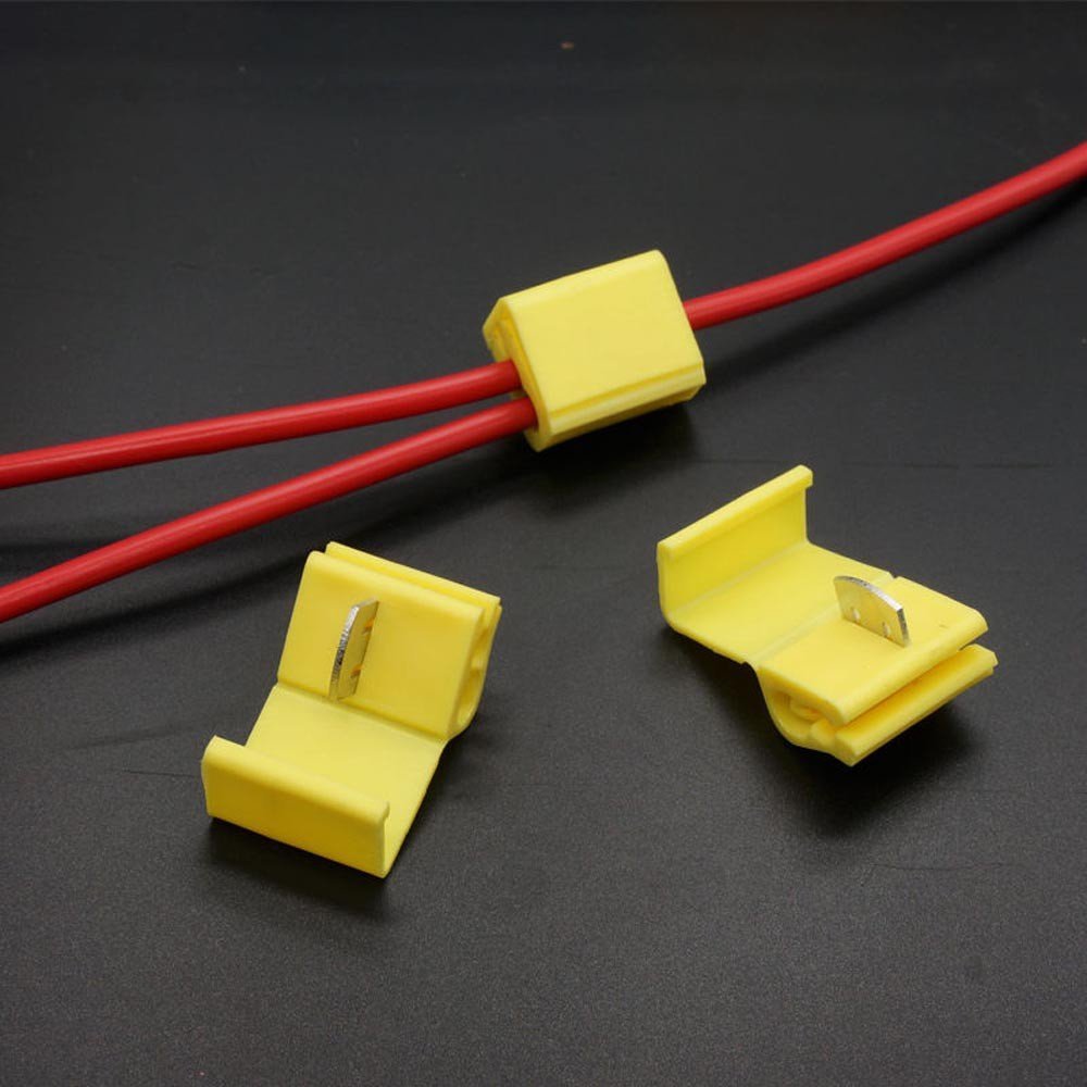 1000 X Conector Derivação Emenda Cabos Fios Amarelo -4 a 6mm - 6