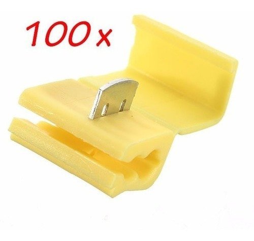 1000 X Conector Derivação Emenda Cabos Fios Amarelo -4 a 6mm - 9