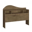 Ver imagem 2 de Cabeceira Box Casal com Mesa Lateral Irlanda Marrom