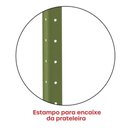 Ver imagem 6 de Estante de Estrutura Metálica com 5 Prateleiras 175cm(a)92acm(l)40cm(p) com Reforço Verde Miró