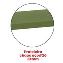 Ver imagem 3 de Estante de Estrutura Metálica com 5 Prateleiras 175cm(a)92acm(l)40cm(p) com Reforço Verde Miró