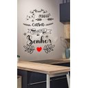 Ver imagem 1 de Adesivo de Parede Eu e Minha Casa Serviremos Ao Senhor:42 X 60 Cm