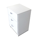 Ver imagem 1 de Gaveteiro 3 Gavetas Mdf com 2 Compartimentos Secretos, Gaveta Secreta - Branco