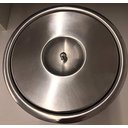 Ver imagem 1 de Lixeira Luxo Pia Cozinha Embutir No Granito Em Inox 5 litros 20X24 CM