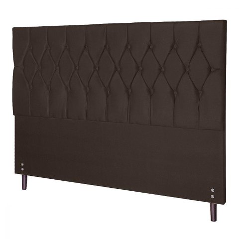 Cabeceira Casal Jbe Madri 144cm Bege Cama Box 138cm Marrom