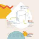 Ver imagem 5 de Leiteira antiaderente de alumínio com tampa de vidro 12cm - Oikos