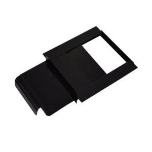 Registro Regulador Chamine Chapa Aço Preta Popular 24x35cm Metal Mig 1263mtm