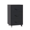 Ver imagem 3 de Conjunto Mini Organizador e Gaveteiro Steel Preto – EJ Móveis