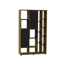Estante Divisória Freijo / Preto - Olivar Móveis - 5