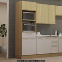 Ver imagem 2 de Paneleiro Cozinha Torre Quente 70cm Mirella Freijó/cinammon L01 - Mpozenato