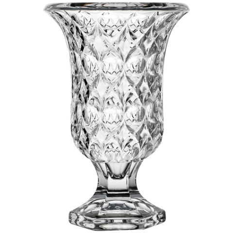 Vaso Angélica Cristal Com Pé 23,5x15 Transparente