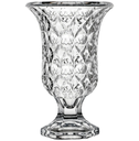 Ver imagem 1 de Vaso Angélica Cristal Com Pé 23,5x15 Transparente