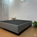 Ver imagem 3 de Base Cama Box Casal (138x188x40) - Corino Cinza