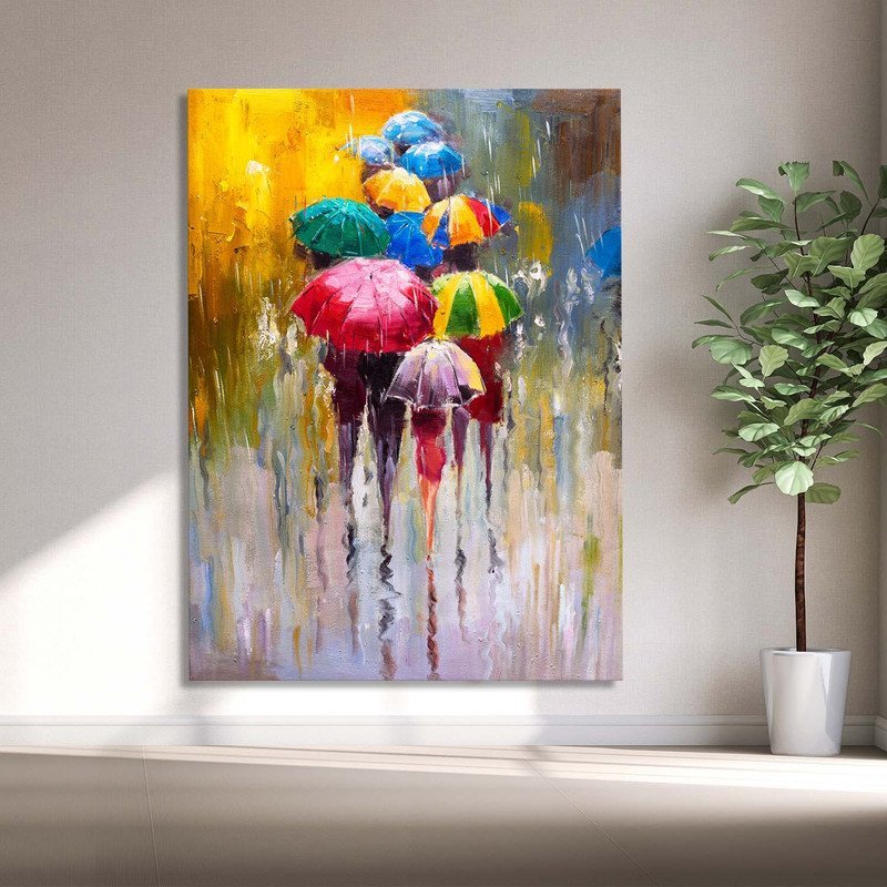 Quadro Decorativo Tela Canvas Conceito Rainy Days - 180x120 Cm - 4