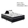 Cama Box Conjugada Casal 43x138x188cm D28 Union Ortopedic Ortobom - 5