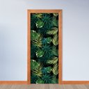 Ver imagem 2 de Adesivo de Porta - Folhagem Tropical 1