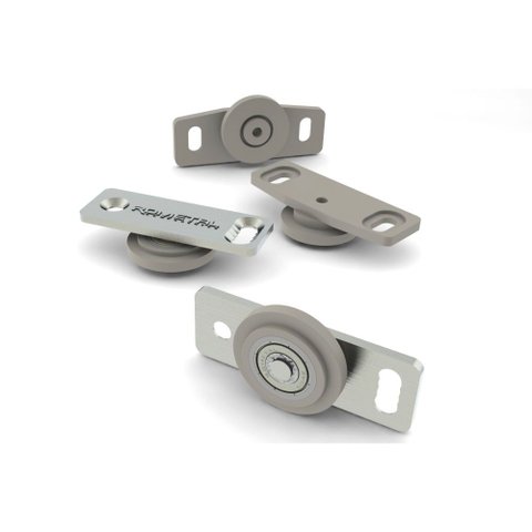 Sistema Deslizante Ro 20 (30 kg) Embutido/Sobreposto para 01 Porta Rometal Unitário